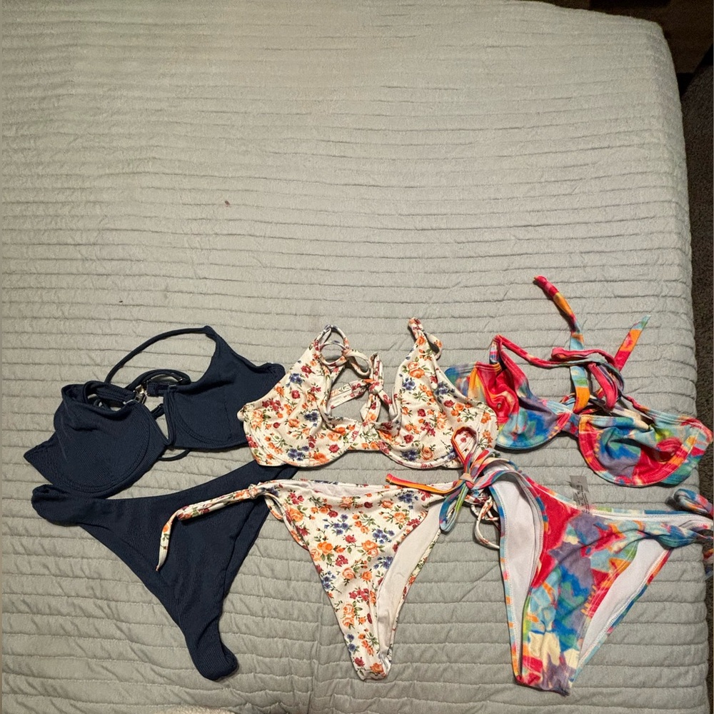 3 Size Large Bikinis